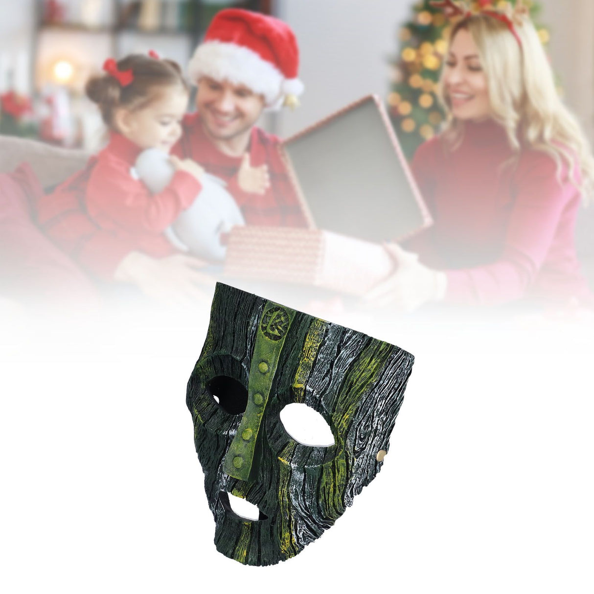 Innovative Pattern Halloween Mask Resin Horror Party Mask for Christmas Carnival Activity