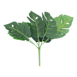 Artificial Monstera DIY Fake Monstera Leaf Artificial Plant for Garden Outdoor Wall Decoration - 45-Degree Angle