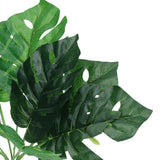 Artificial Monstera DIY Fake Monstera Leaf Artificial Plant for Garden Outdoor Wall Decoration