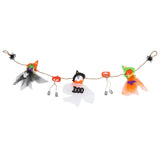 Pumpkin Witch Design Hanging Doll Halloween Pendant Ornament for Costume Party Bar DecorWith Jingle Bell