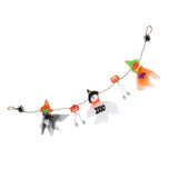 Pumpkin Witch Design Hanging Doll Halloween Pendant Ornament for Costume Party Bar DecorWith Jingle Bell