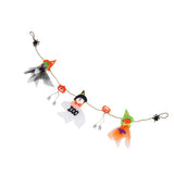 Pumpkin Witch Design Hanging Doll Halloween Pendant Ornament for Costume Party Bar DecorWith Jingle Bell