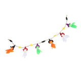 Pumpkin Witch Design Hanging Doll Halloween Pendant Ornament for Costume Party Bar DecorWithout Jingle Bell - Top-Down View