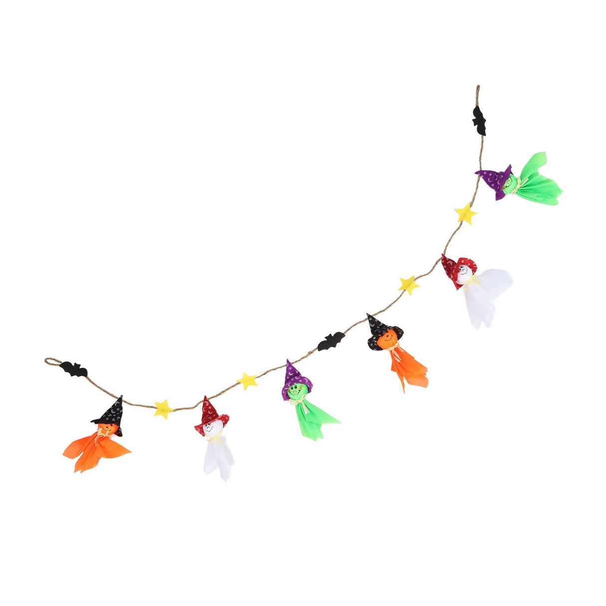 Pumpkin Witch Design Hanging Doll Halloween Pendant Ornament for Costume Party Bar DecorWithout Jingle Bell