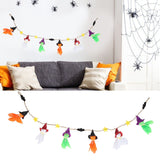Pumpkin Witch Design Hanging Doll Halloween Pendant Ornament for Costume Party Bar DecorWithout Jingle Bell