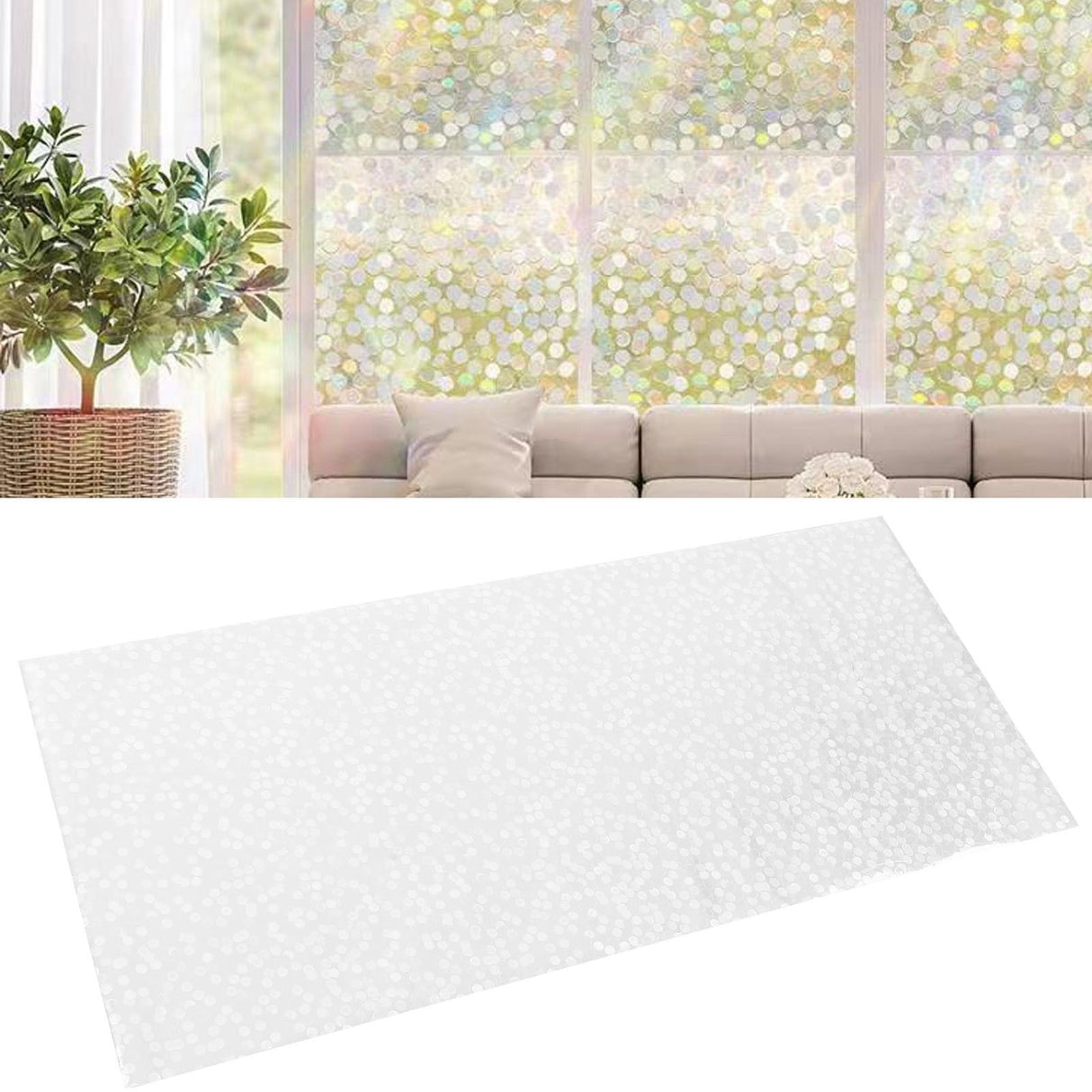 Static Window Cling Glass Film Non Adhesive Window Sticker Heat Insulation Window Decorative Film