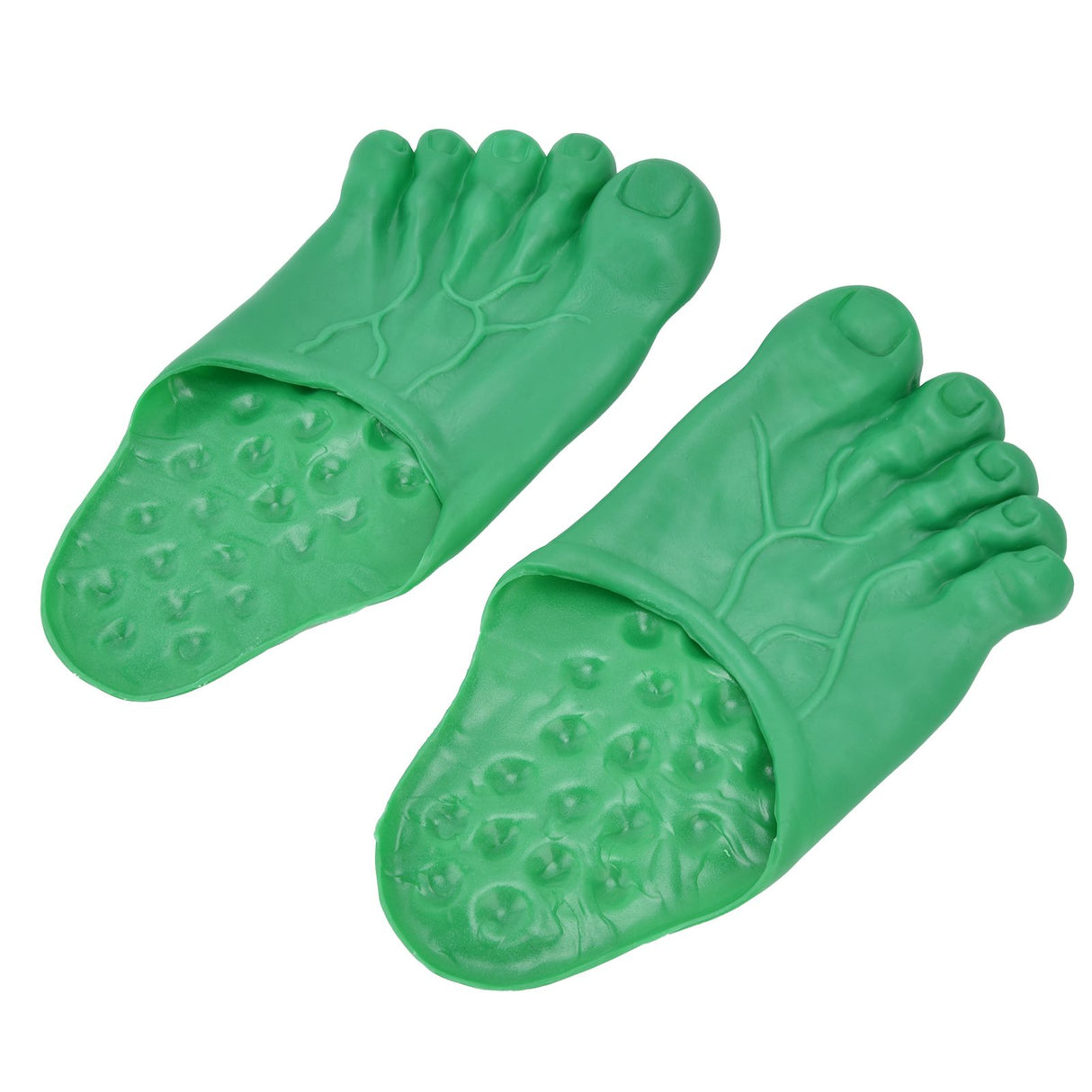 1 Pair Large Foot Slippers Shoes Cover Halloween Cosplay Costume Props Party AccessoriesGreen
