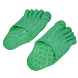 1 Pair Large Foot Slippers Shoes Cover Halloween Cosplay Costume Props Party AccessoriesGreen