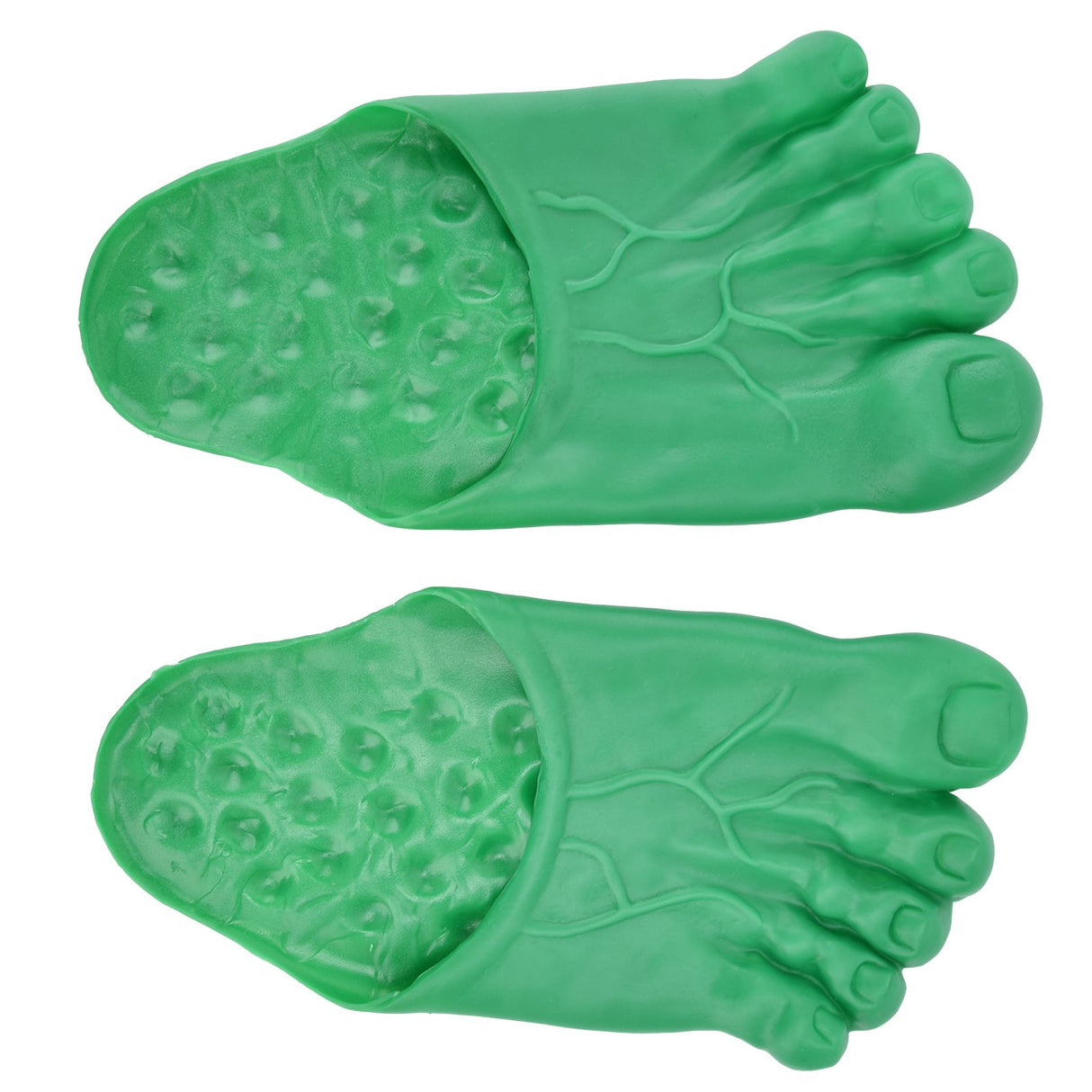 1 Pair Large Foot Slippers Shoes Cover Halloween Cosplay Costume Props Party AccessoriesGreen