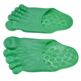 1 Pair Large Foot Slippers Shoes Cover Halloween Cosplay Costume Props Party AccessoriesGreen - Extra Image