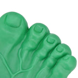 1 Pair Large Foot Slippers Shoes Cover Halloween Cosplay Costume Props Party AccessoriesGreen - Extra Image