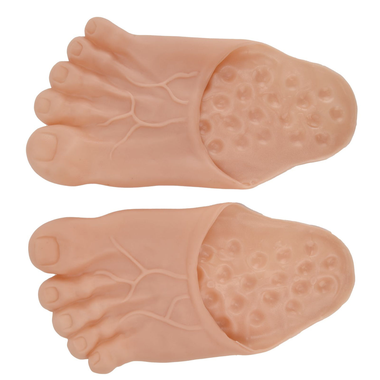 1 Pair Large Foot Slippers Shoes Cover Halloween Cosplay Costume Props Party AccessoriesYellowish Pink