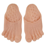 1 Pair Large Foot Slippers Shoes Cover Halloween Cosplay Costume Props Party AccessoriesYellowish Pink