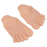 1 Pair Large Foot Slippers Shoes Cover Halloween Cosplay Costume Props Party AccessoriesYellowish Pink