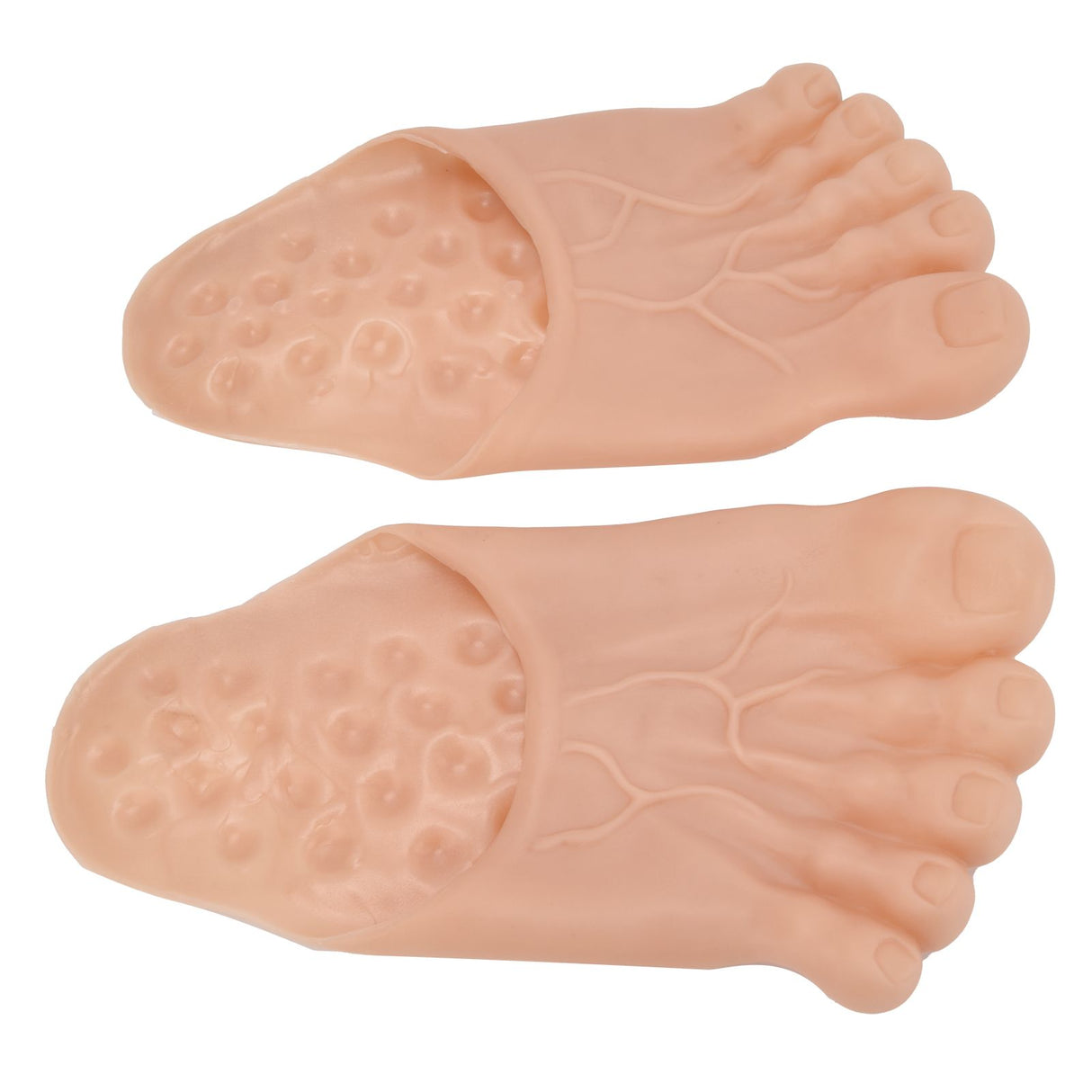 1 Pair Large Foot Slippers Shoes Cover Halloween Cosplay Costume Props Party AccessoriesYellowish Pink