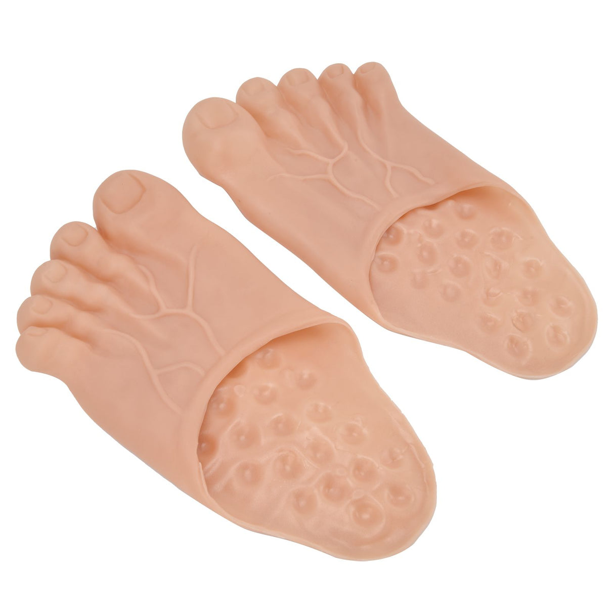 1 Pair Large Foot Slippers Shoes Cover Halloween Cosplay Costume Props Party AccessoriesYellowish Pink
