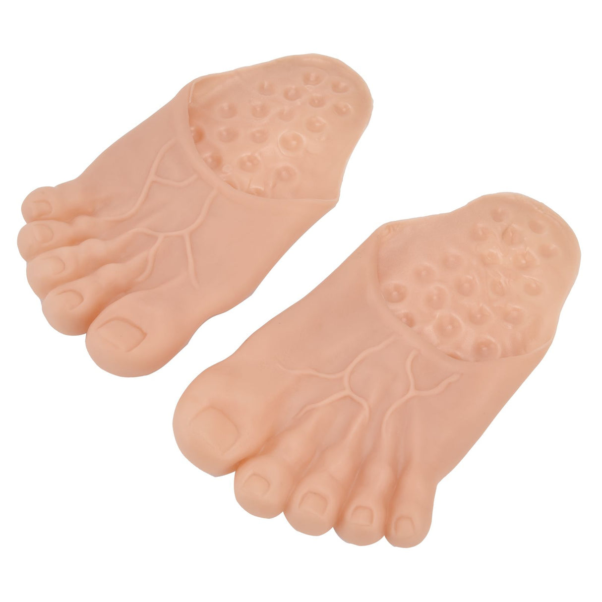 1 Pair Large Foot Slippers Shoes Cover Halloween Cosplay Costume Props Party AccessoriesYellowish Pink