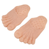 1 Pair Large Foot Slippers Shoes Cover Halloween Cosplay Costume Props Party AccessoriesYellowish Pink - Extra Image