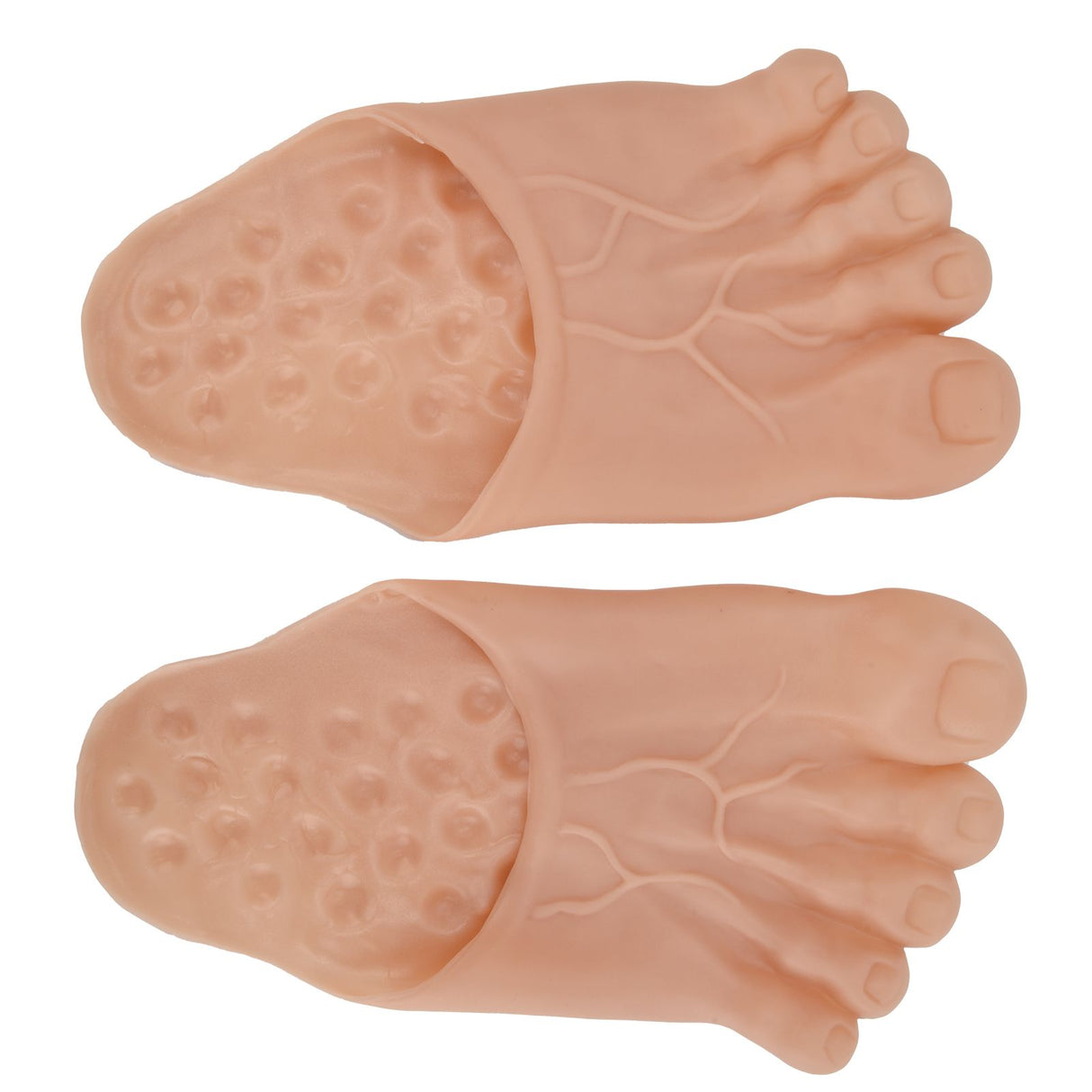 1 Pair Large Foot Slippers Shoes Cover Halloween Cosplay Costume Props Party AccessoriesYellowish Pink