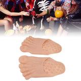 1 Pair Large Foot Slippers Shoes Cover Halloween Cosplay Costume Props Party AccessoriesYellowish Pink