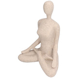 Yoga Pose Statue Nordic Sandstone Resin Yoga Pose Figurines Collectible Decoration Gifts for Home Office DecorBL560