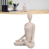 Yoga Pose Statue Nordic Sandstone Resin Yoga Pose Figurines Collectible Decoration Gifts for Home Office DecorBL560