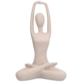 Yoga Pose Statue Nordic Sandstone Resin Yoga Pose Figurines Collectible Decoration Gifts for Home Office DecorBL561