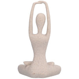 Yoga Pose Statue Nordic Sandstone Resin Yoga Pose Figurines Collectible Decoration Gifts for Home Office DecorBL561