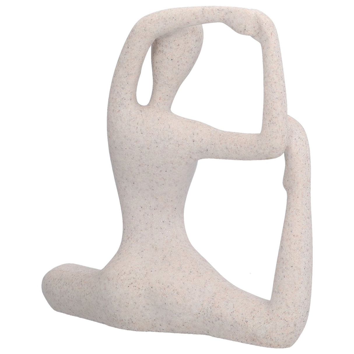 Yoga Pose Statue Nordic Sandstone Resin Yoga Pose Figurines Collectible Decoration Gifts for Home Office DecorBL562