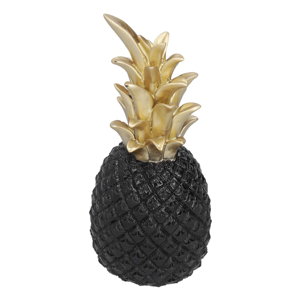 Resin Artificial Pineapple Decoration Household Decorative Pineapple Nordic Home Desk Decor DecorationBlack Gold, Medium