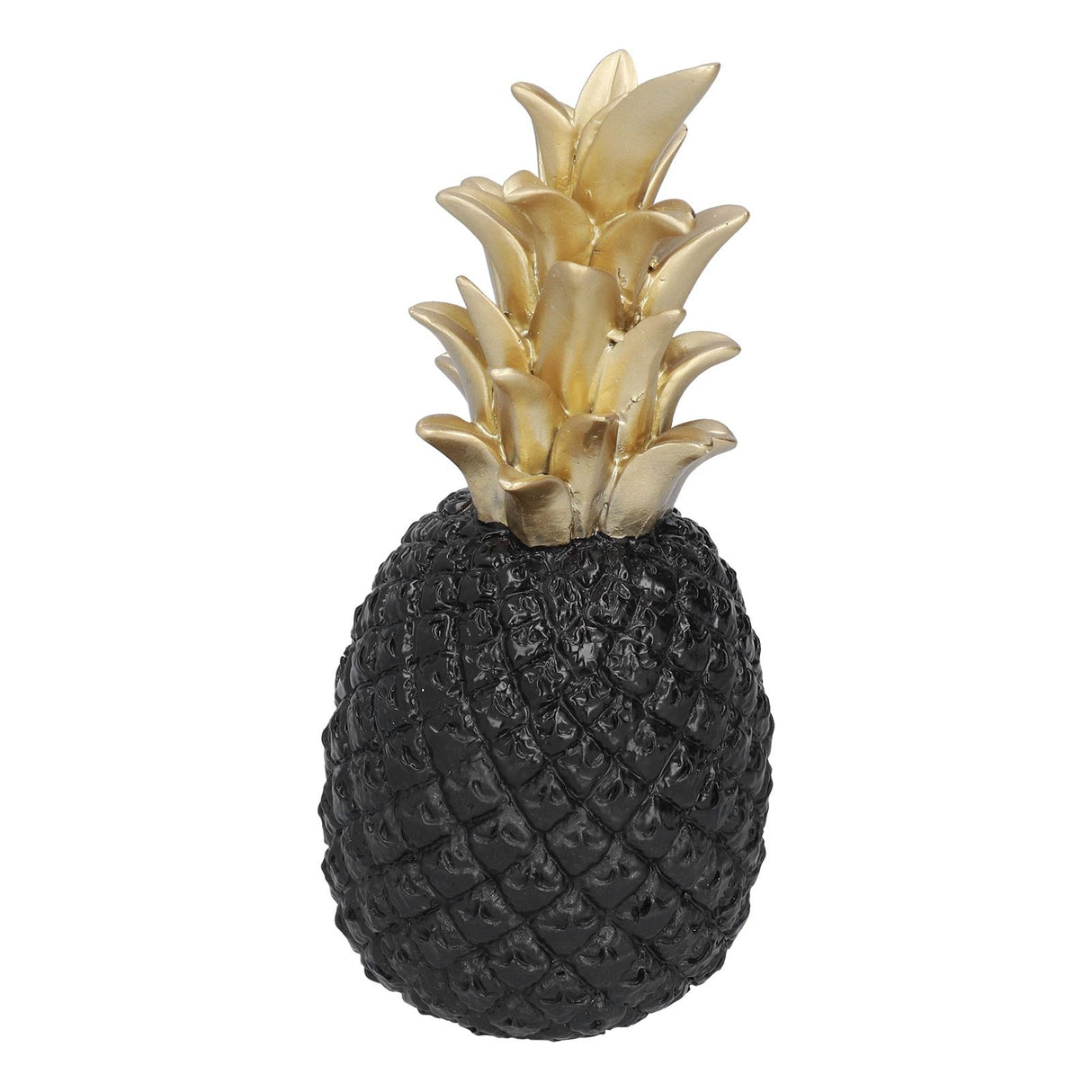 Resin Artificial Pineapple Decoration Household Decorative Pineapple Nordic Home Desk Decor DecorationBlack Gold, Medium