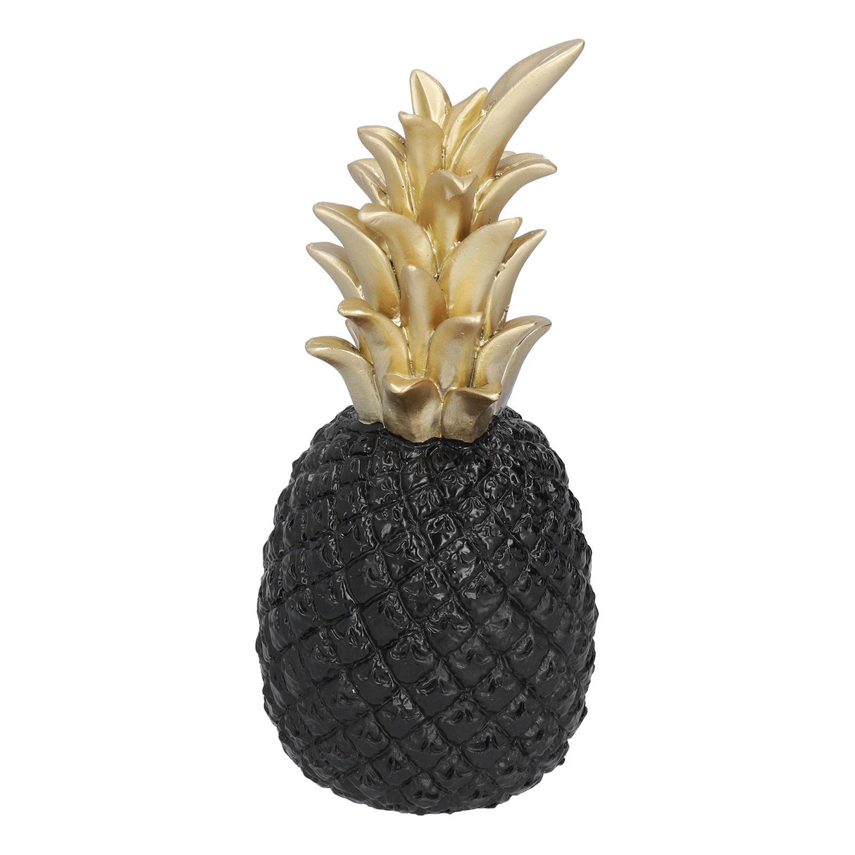 Resin Artificial Pineapple Decoration Household Decorative Pineapple Nordic Home Desk Decor DecorationBlack Gold, Medium