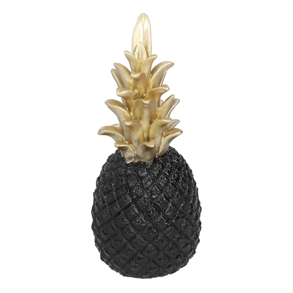 Resin Artificial Pineapple Decoration Household Decorative Pineapple Nordic Home Desk Decor DecorationBlack Gold, Medium
