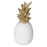 Resin Artificial Pineapple Decoration Household Decorative Pineapple Nordic Home Desk Decor DecorationWhite Gold, Medium