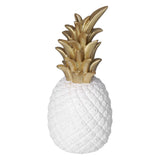 Resin Artificial Pineapple Decoration Household Decorative Pineapple Nordic Home Desk Decor DecorationWhite Gold, Medium