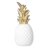 Resin Artificial Pineapple Decoration Household Decorative Pineapple Nordic Home Desk Decor DecorationWhite Gold, Medium