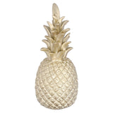 Resin Artificial Pineapple Decoration Household Decorative Pineapple Nordic Home Desk Decor DecorationGold, Medium - Front View