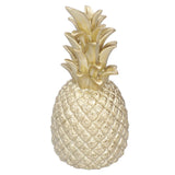 Resin Artificial Pineapple Decoration Household Decorative Pineapple Nordic Home Desk Decor DecorationGold, Medium - Rear View