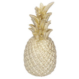 Resin Artificial Pineapple Decoration Household Decorative Pineapple Nordic Home Desk Decor DecorationGold, Medium - Low Angle