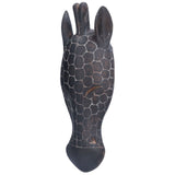 Wall Sculpture Innovative Decorative Durable Animal Head Wall Decor for Living Room Home OfficeJ825 Half Faced Deer Head