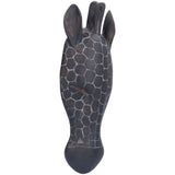 Wall Sculpture Innovative Decorative Durable Animal Head Wall Decor for Living Room Home OfficeJ825 Half Faced Deer Head - Top-Down View