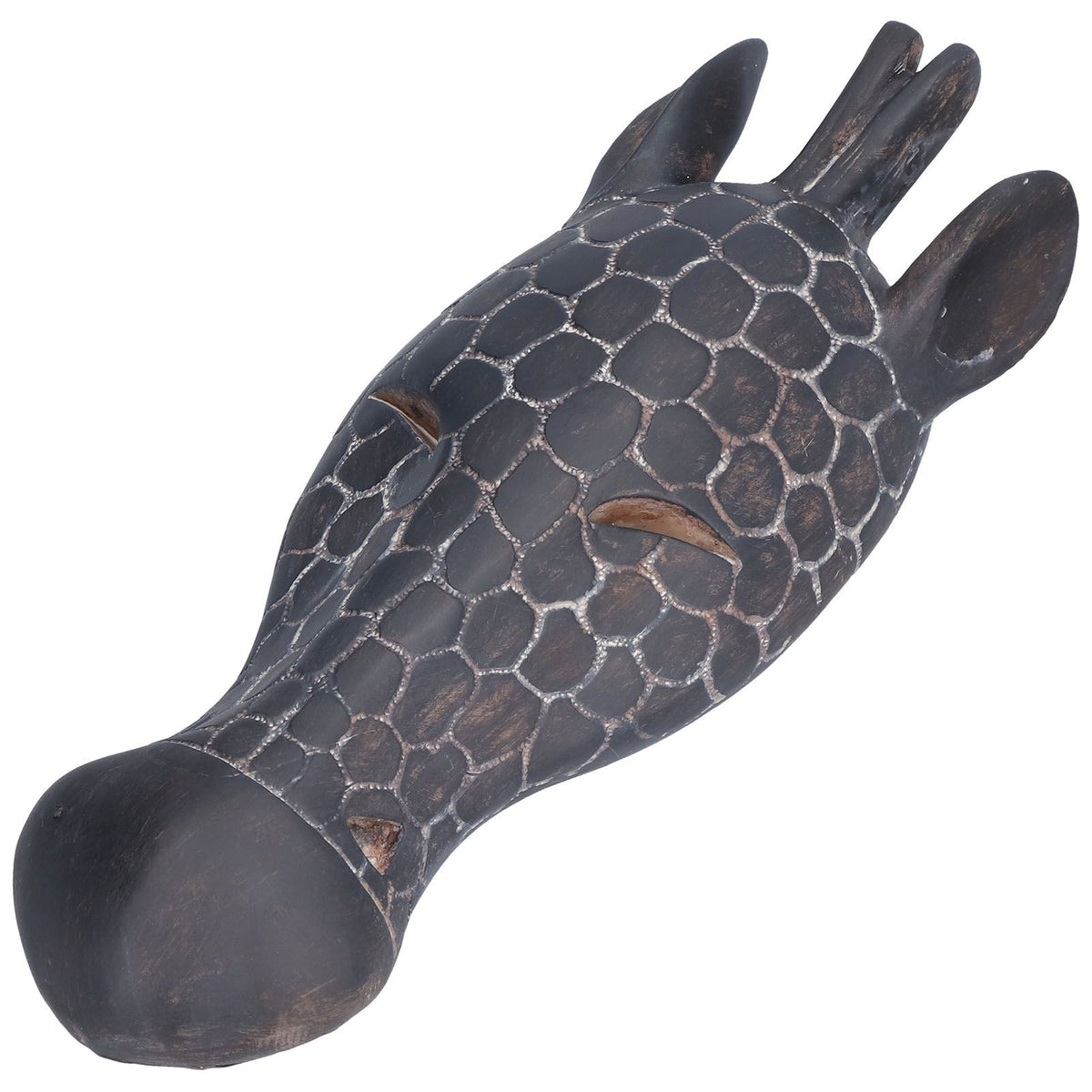 Wall Sculpture Innovative Decorative Durable Animal Head Wall Decor for Living Room Home OfficeJ825 Half Faced Deer Head