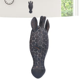 Wall Sculpture Innovative Decorative Durable Animal Head Wall Decor for Living Room Home OfficeJ825 Half Faced Deer Head - Extra Image