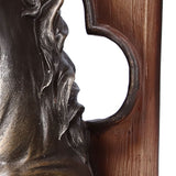 Multifunctional Horse Head Sculpture Resin Horse Bookends for Home Office Living RoomBS20900 Bronze Horse - Extra Image