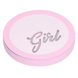 Wooden Baby Shower Sign Premium Boxwood Bright Color Safe Nontoxic Durable Wooden LED Baby Party - Front View