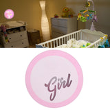 Wooden Baby Shower Sign Premium Boxwood Bright Color Safe Nontoxic Durable Wooden LED Baby Party - Extra Image