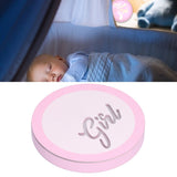 Wooden Baby Shower Sign Premium Boxwood Bright Color Safe Nontoxic Durable Wooden LED Baby Party