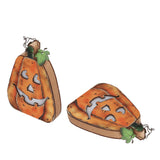 Halloween LED Pumpkin Lantern Wooden Decor Lights for Halloween Thanksgiving Decoration