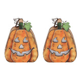 Halloween LED Pumpkin Lantern Wooden Decor Lights for Halloween Thanksgiving Decoration
