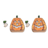Halloween LED Pumpkin Lantern Wooden Decor Lights for Halloween Thanksgiving Decoration